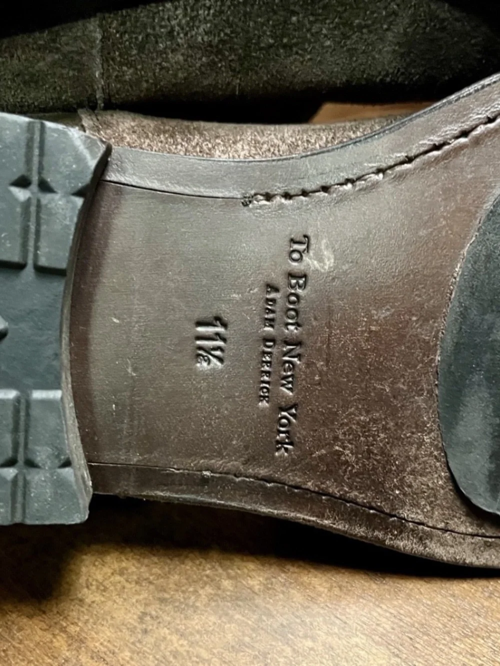 To Boot New York - Adam Derrick - Made in Italy - Brown - Suede Boots - 11.5